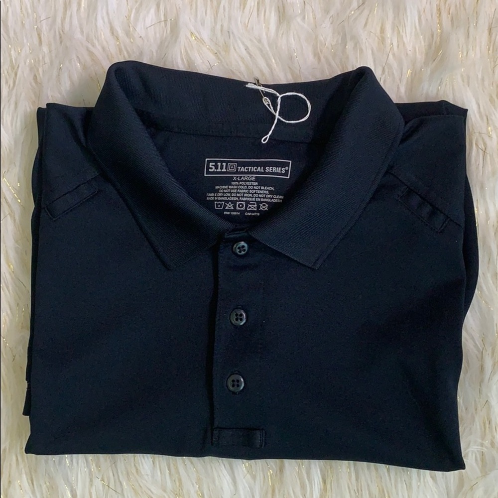 5.11 Tactical Series Black Performance Polo